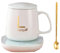 Sharplace Chauffe-Tasse à Café électrique par USB, Coffret Cadeau avec Plaque Chauffante et Tasse à café, Tasse Chauffante pour Thé, Café, Lait, Blanc