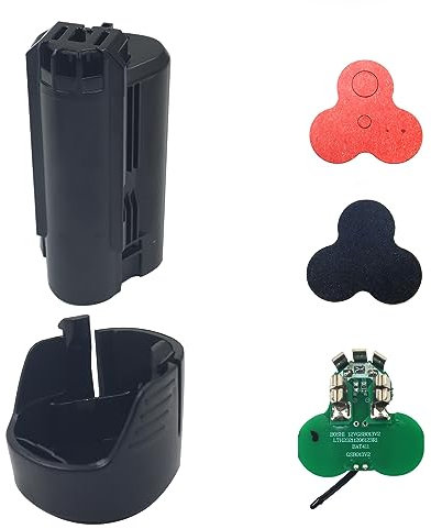 Aernair Batterie-Kunststoffgehäuse-Abdeckung Ersatz für Bosch Professional GBA 12 V 3,0 Ah 2,0 Ah Batterie18650 DIY-Kit, 12 V defekte Batterie-Reparatur, Batterie-Shell-Box, komplettes Gehäuse