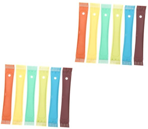 MAGICLULU 2sets Radiator Brush Cleaner Condenser Brush Fin Combing Tool Air Conditioner Vent Cleaning 6pcs*2