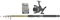 Angelset Allround Spinnruten Set Rute Rolle Schnur 2,70m 10-35g Raubfisch