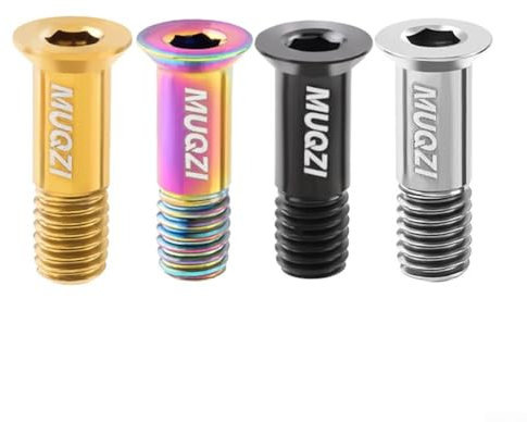 Leichte Schrauben für Schaltwerk-Riemenscheiben, 40% Gewichtsersparnis (schwarz)