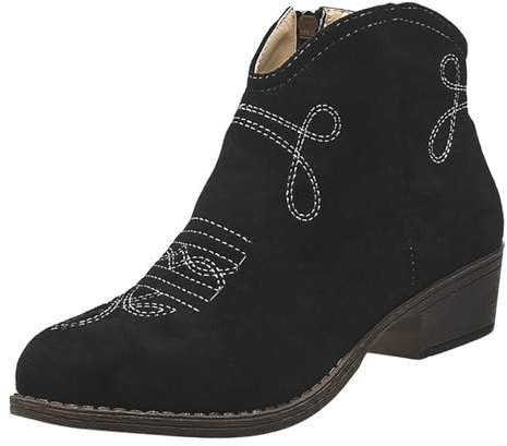 Stivaletti Bimba Stivali Donna Texani Anfibi Donna Platform Stivaletti Donna Pelle Scamosciata Stivali Estivi Donna con Tacco Stivali Alti Anfibi Estivi Donna Stivali da Neve
