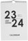 VILLFUL Monatskalender 2024 Zum Aufhängen Wandkalender Terminkalender Spiralbindung