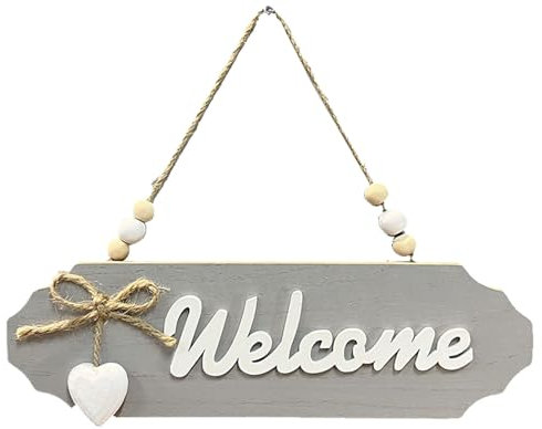 Willkommensschild Eingangstür - Willkommensschild Bauernhof Willkommensschild Bauernhof Willkommensschild | Wanddekoration aus Holzbrettern Dekoration Buchstaben Haus Tar