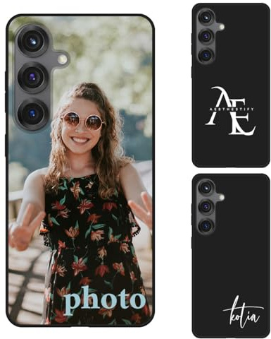 Personalisierte Hülle für Samsung Galaxy S25 5G, personalisierte Foto-Schutzhülle, flexibel und stoßfest, dünne Premium-TPU-Hülle für Samsung S25 5G, personalisiert, schlank und