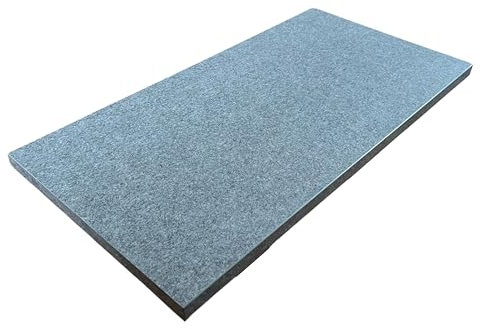 1 Stück Regalboden Einlegeboden GRAU Struktur 567 x 290 mm (L 56,7 cm x B 29,0 cm) Fachboden für 60 cm Küchenschrank Spanplattenzuschnitt mit Kanten - ABS Kanten und Melaminkanten - livindo.pro