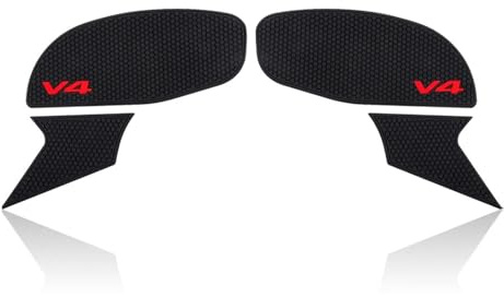 MKBHD Panigale V4 2025 Tankpad Motorradzubehör Kraftstofftankpad for Ducati Panigale V4 V4S 2025 2026 Rutschfestes seitliches Kraftstofftankpad