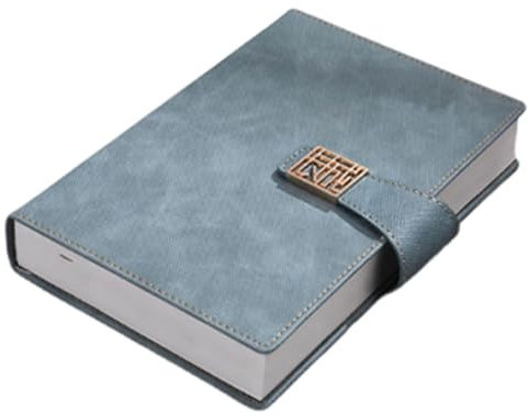 dijiusidy Dankbarkeitstagebuch Erwachsene Planner Ink Portable Size 6 Minuten Tagebuch Kinder Das 6 Minuten Tagebuch, azurblau, Säcke, A5 Wordles 360