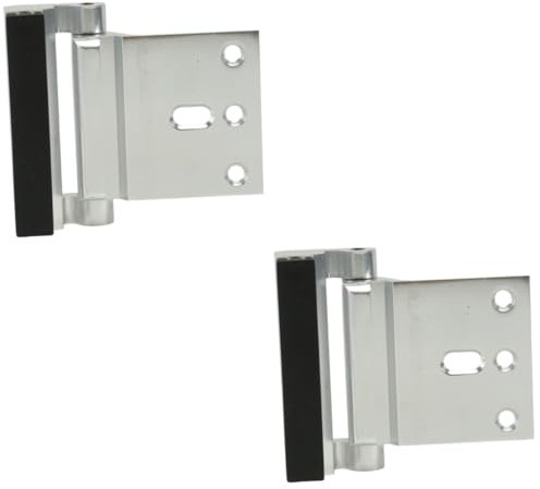 SHINEOFI 2 Pezzi Cerniera per Porte Alluminio Accessorio per Serrature Design Semplice e Installazione per Porte Interne Ed Esterne