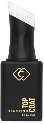Top Coat Diamond Cupio 15ml – UV/LED Versiegelungsgel ohne Schwitzschicht – Hochglänzender, kratzfester Überlack für Gelnägel, Gellack & Nagelmodellage – Profi-Qualität für langanhaltenden Glanz