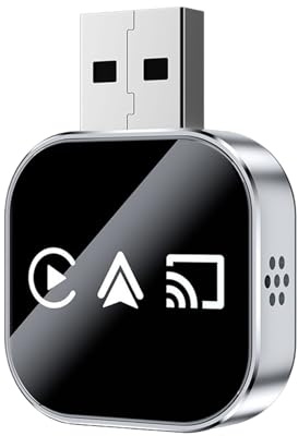 Adattatore Display Auto | Convertitore Plug and Play | Mirroring Wireless Telefono per Schermo Auto - Per Spostamenti Quotidiani Viaggi Lunghi Guida Urbana Navigazione Autostradale Streaming Musicale