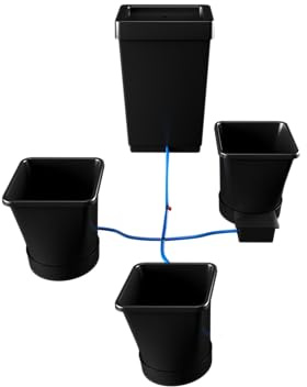 Autopot 3Pot XL Bewässerungssystem – 3× 25 L Pflanztopf – automatisches Bewässerungssystem ohne Strom & Wasseranschluss – für Erde, Kokos & Hydroponik