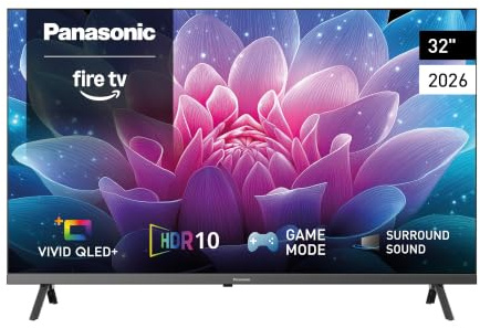 Panasonic TV-32S65C, Full HD Vivid QLED+, Fire TV Televisore, Smart TV