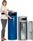 Resorti Abfallsammler mit Ascher KS 70 silber