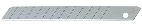 Olfa ABB-50 - Pack de 50 cuchillas troceables Excel Black, 80 x 9 x 0,38 mm