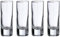 Lillian Rose Set of 4 Tall Shot Glasses, 4, Clear