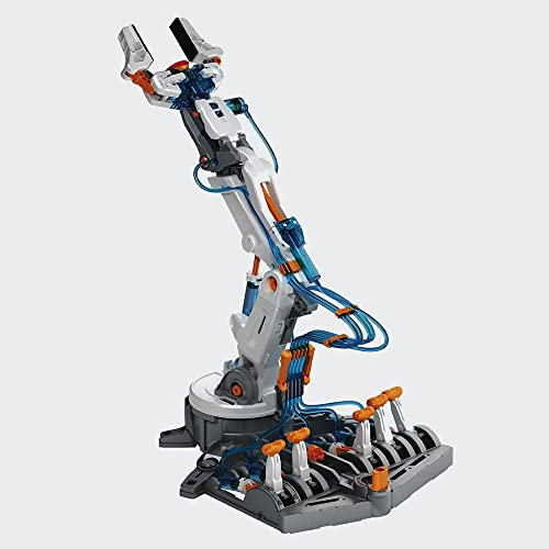 CONSTRUCT & CREATE Hydraulic Robot Arm DIY STEM Build Your Own Project Kit Set