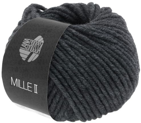 Lana Grossa Mille II 068 Anthrazit 50g