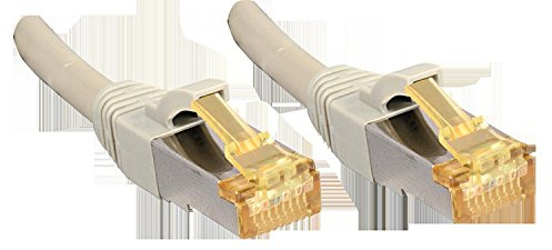 LINDY 0.5m RJ45 S/FTP LSZH Ethernet Cable, Grey