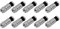 10x ARLI F-Kompressionsstecker 7 – 7,5 mm – Wasserdichte Sat F-Stecker F Kompressionsstecker für Koaxialkabel Antennenkabel Kompressionszange mit Kompressionstechnik | Außenbereich geeignet