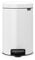 Brabantia 113864 Pedal Bin newIcon with Metal Inner Bucket, 12 Litre - White