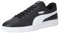 PUMA Unisex Puma Smash v2 L Low-Top, Puma Black-Puma White, 46 EU