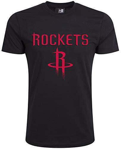 New Era - NBA Houston Rockets Team Logo T-Shirt - Schwarz