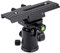 11 cm Cursore per binario fotocamera con vite di montaggio universale da 1/4 di pollice per fotocamere DSLR, slider in lega con guida per guida ad alta precisione per riprese ravvicinate, nero