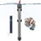 HITOP HP-608 300W Submersible and Adjustable Aquarium Heater With Thermometer and Suction Cups