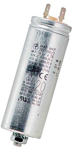 NoMo Longlive Industrie Kondensator mit Stecker 20µF