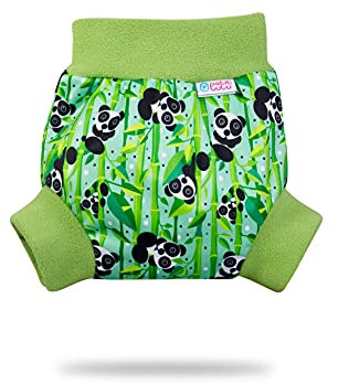 Petit Lulu Pull Up PUL Überhose Größe L (9-13 kg) | wasserdicht Schlupfüberhose für Höschenwindeln | Stoffwindeln | Hergestellt in der EU (Pandabären)