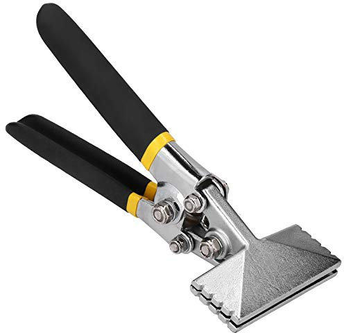 BuyWeek Selladora manual de chapa metálica, plegadora multifuncional de chapa metálica, herramienta de doblado recto, herramienta manual de dobladora de metal, pinzas para sellar a mano