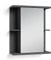 byLIVING Spiegelschrank Nebraska/anthrazit/Badschrank mit Spiegeltür / 1-türiger Spiegel Hängeschrank/Badezimmer/Bad-Spiegel/viel Stauraum/B 60, H 70, T 25m