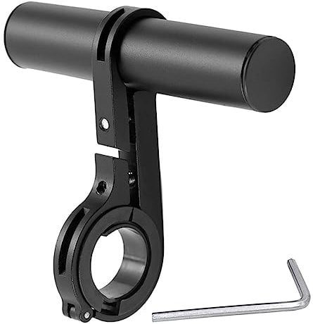 Mesee Bike Handlebar Extender Bicycle Handlebar Clamps Extension Mount Holder Aluminum Alloy Single Clamp Cycling Bracket for Bike LED Light, GPS, Speedometer