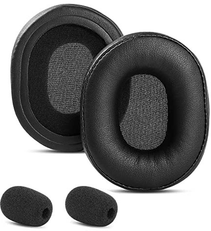 YunYiYi PC8.2 Chat Headset Ersatz Ohrpolster Schaumstoff Kompatibel mit Sennheiser PC 5.2 Chat/PC8.2Chat/PC3.2 Chat Kopfhörer Protein Leder Ohrpolster Teile