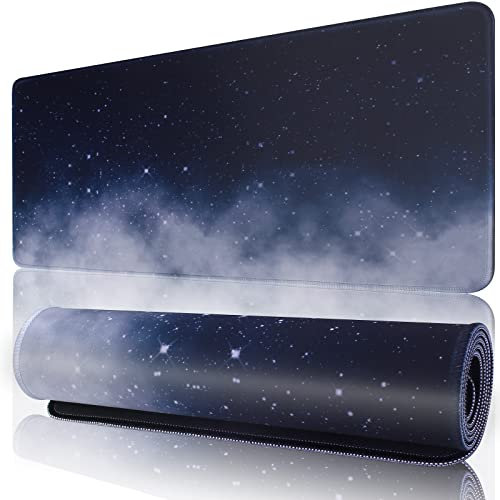 Grand Tapis de Souris de Jeu de 300 x 600 mm avec Bords Cousus, Base en Caoutchouc antidérapante, Lavable et résistant, pour Bureau, Ordinateur Portable, Table de Souris, Accessoire