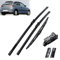 SCHAAN Juego De Escobillas Limpiaparabrisas Delanteras Y Traseras para Seat para Ibiza 6L 2006 2007 2008, Parabrisas, Ventana De 21+ 19 + 14 Limpiaparabrisas