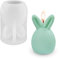 Osterhase Kerzenform Silikonform Ostern Kaninchen Silikonform Gießform Ostern Hase Deko Silikon Osterhase Seifenform Hasenform Gipsform Hasen Silikonform für Kerzen Seifen Schokolade Ostergeschenk