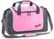 Sporttasche mit Name rosa OHNE Motiv | personalisierbar individuell Bedruckt Geschenk für Kinder & Erwachsene kleine Reisetasche Schulsport Geschenk Einschulung Schulanfang Schulkind pink