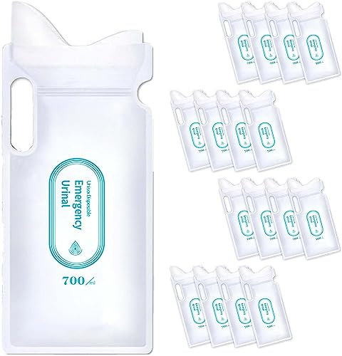 NICAI Kitchen Einweg-Urinbeutel, 700 ml, Notfall-Einwegbeutel, Camping-Urinbeutel, Unisex-Urinbeutel, tragbarer Einweg-Urinbeutel, Erbrochenerbeutel für Reisen, Camping, Notfall und Stau