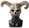 Infinity Gauntlet Dämonen-Totenkopf-Maske Mit Teufel, Antelope, Schafhorn - Vollkopf Tier-Totenkopf Mit Ram-Hörner - Gruselige Halloween-Maske für Erwachsene Und Kinder