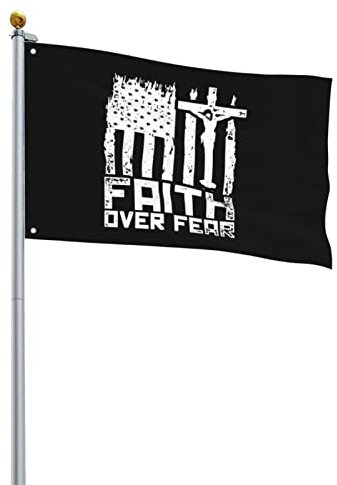 90X150cm Fahne Patriotische Usa-Flagge Des Christentums Gartenflaggen Lichtbeständige Flagge Doppelt Genäht Dekoration Flagge Für Paraden Drinnen Parade