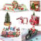 WESAPPINC 3D-Weihnachtskarten, Pop-Up-Weihnachtskarten, Neujahrskarte (6 Stück Merry Christmas)