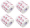Amosfun 4rollen Weihnachtsmotiv Toilettenpapier Kreative Doppellagige Hygienepapiere Für Partys Und Festliche Anlässe Für Gäste-wcs