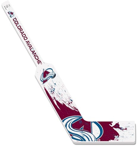 Sports Decor Colorado Avalanche Mini Stick | Wood Splatter Goalie Stick