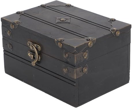 Vintage-Schmuckaufbewahrungsbox aus Holz, Dekoration, Antik, für Schmuck, Bilder, Schmuck, Dekorative Schmucktruhen