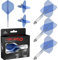 Mission Force 90 Gradient Transparent Blue NO2 - Dart Flights Medium