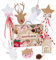 Lulubug Bastelset Weihnachten Kinder- 1000 Teile | Bastelbox XL mit Tragegriff inkl Bastelanleitungen | Pompons, Washi Tape, Sticker, Wackelaugen uvm