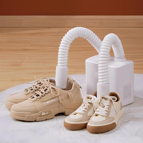 Sinbide Elektronischer Schuhtrockner Die Kanäle sind ausziehbar, um verschiedene Schuh- und Handschuhgrößen aufzunehmen Warmluft bei 55°C Trocknen zwei Paar