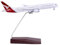 FINGERINSPIRE Model Plane Display Stand 5.6x3.2x5.5 inch Dark Red 1:400 Aircraft Model Storage Stand Metal Display Rod without Airplane for 30-50cm Model Aircraft